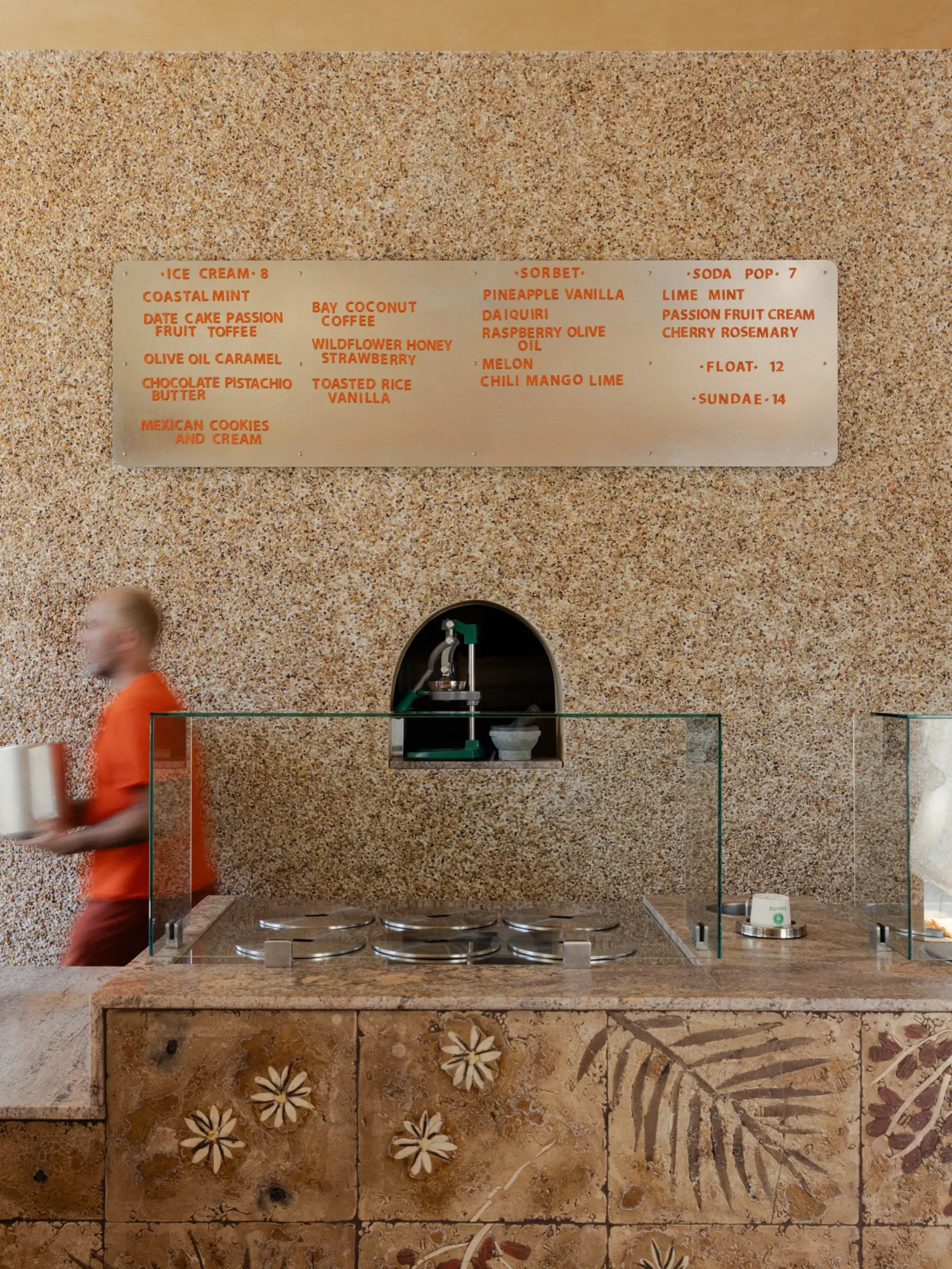 The ice cream and soda counter at Beamz at Signal