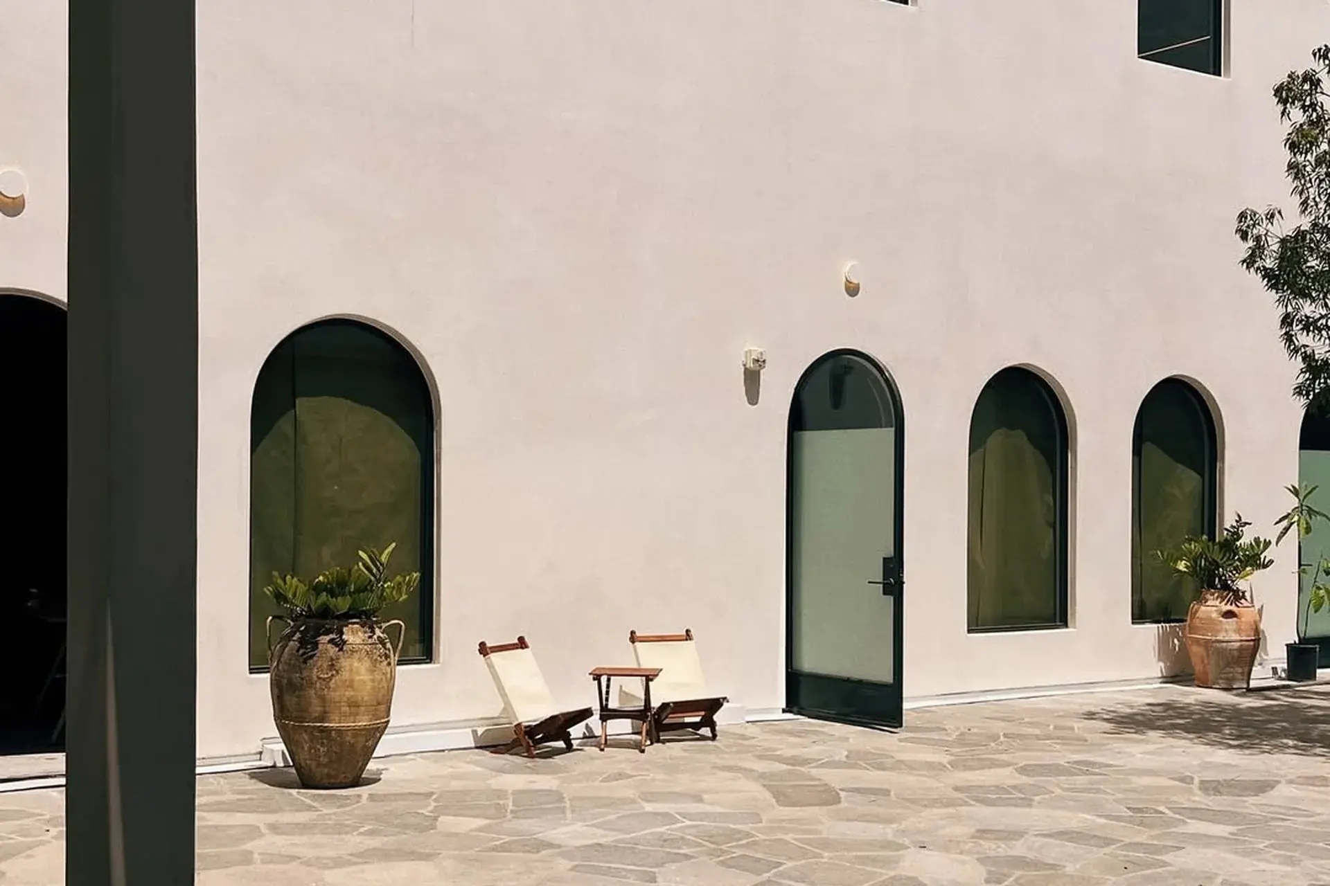 The Concierge Coffee entrance on the courtyard at Signal
