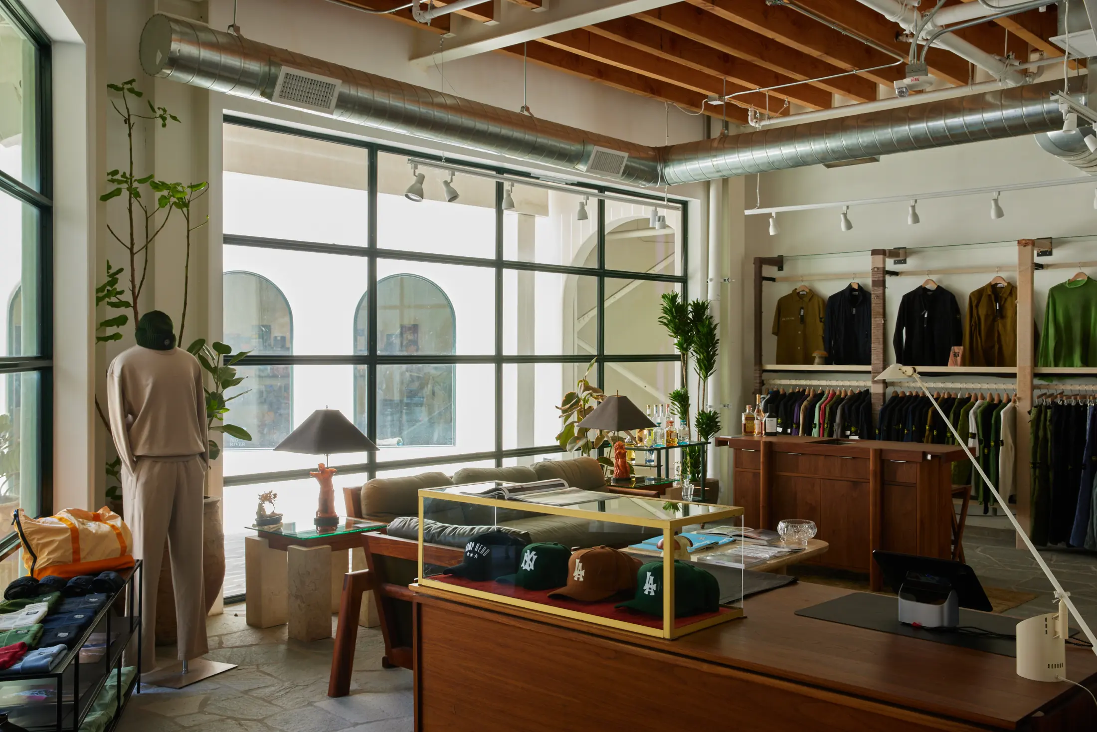 M5, a menswear shop off the courtyard at Signal