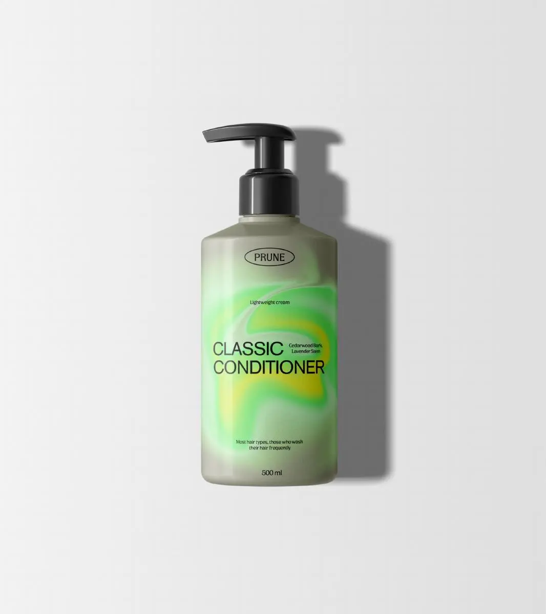 A bottle of Prune classic conditioner